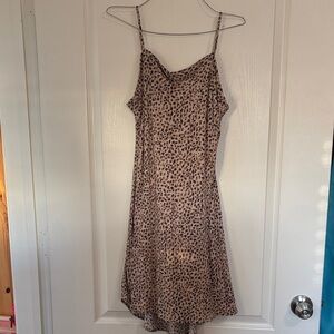 Abercrombie & Fitch Brown Leopard Print Mini Dress